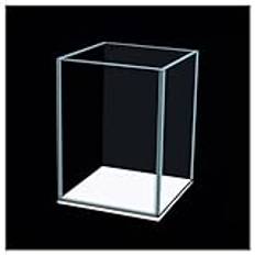 Litet akvarium,Start akvarium, 4,5L/27L akvarium i glas med akvarellmatta av samma storlek, for Bettas, guppies, räkor, guldfiskar(15x15x20)