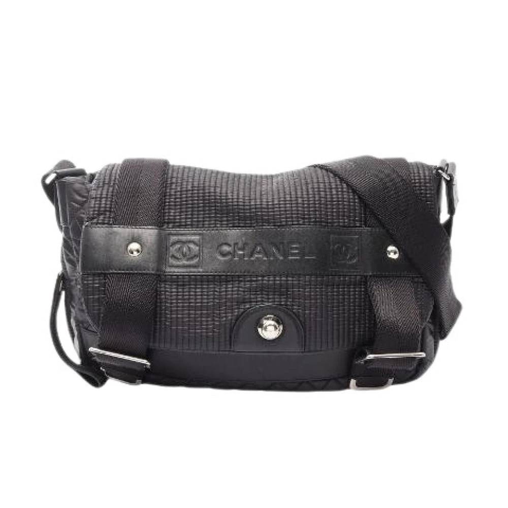 Chanel Vintage Pre-owned nylon chanel-tasker - Vintage - Dame - Sort - ONE SIZE - Nylon