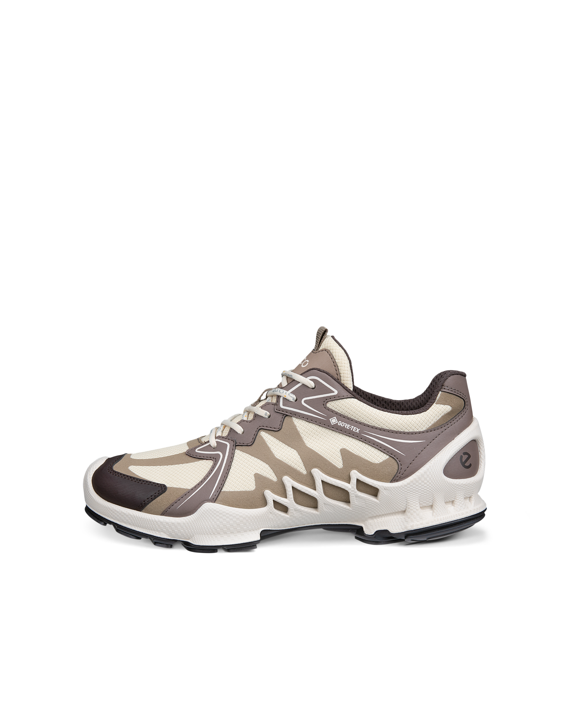 ECCO BIOM AEX - Baskets de plein air en toile Gore-Tex pour femme - Marron - 37