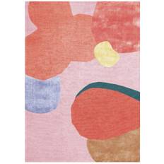 FLOWER FIELD Ullmatta - Rosa 160x230cm