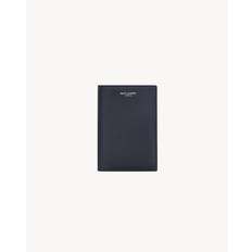 Saint Laurent Paris passport case in smooth leather