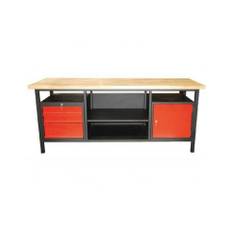Güde Arbejdsbord 2000 ZPD i sort/rød (40892)