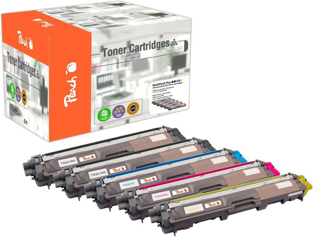 Outlet TN-241 Laser Toner MultiPack Bk/Bk/C/M/Y til Brother