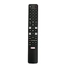 VINABTY Ersatt fjärrkontroll lämplig för TCL TV 43S6800FS 49S6800FS 55DC760 75P618 55QLED800 50QLED800 U49C7006 U75C7006 U65C7006 XESS X2 5EP6 40 50 EP640 65EP640 65P815 50P815 55P815 65X815 55X815