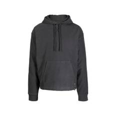 OBJECT, Sweathshirts & Hoodies, Herre, Grå, XL, Bomuld, Moleskin Hoodie Antracitgrå