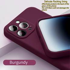 TEMU .0 Soft Liquid Silicone Case, Compatible With , 15, 14, 13, 12, 11 Pro And , Includes Screen Protector, Improved Camera Lens Defense, Phone Case