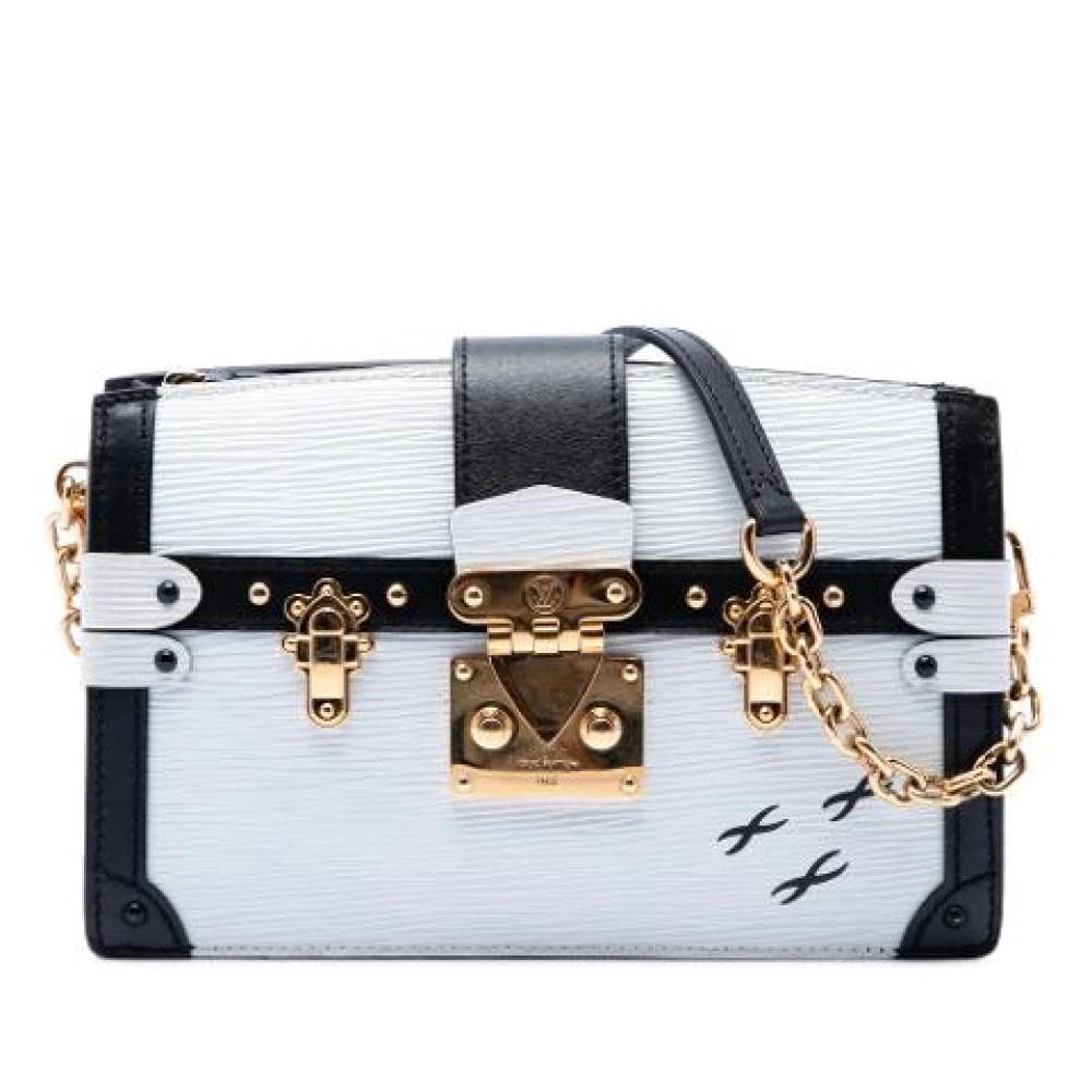 Louis Vuitton Vintage Pre-owned Trunk Clutch - Vintage - Dame - Hvid - ONE SIZE - Læder