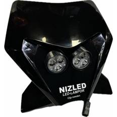 Dubbelkåpa 2,8/60w KTM 2024-, svart, kallvit 2xE30 NIZLED