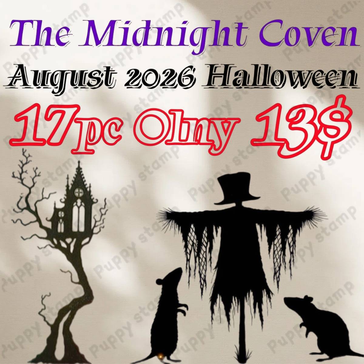 The Witch's Closet Collection Clear Stamps DIY Scrapbook Embossed Handcraft Paper Card Album Craft Template Supplies Decoration