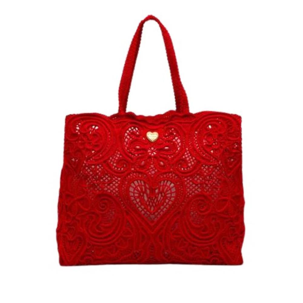 Dolce & Gabbana Pre-owned - Pre-owned Cotton Lace Tote Bag Vintage - Dam - ONE Size - Bomull