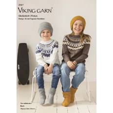 Skolstart mönsterkatalog från Viking Garn i Fröya eller Alpaca Liten Storm 2327