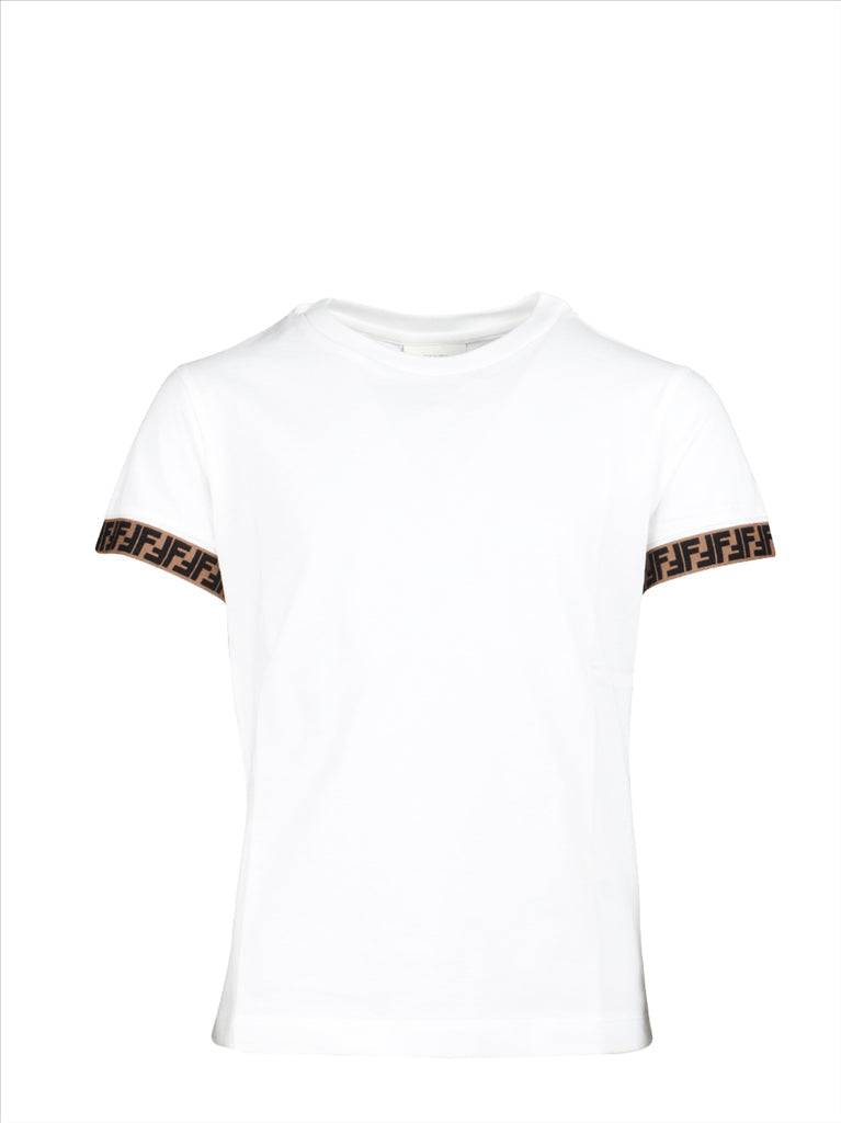 White T-Shirt with FF Trim - 3A (3A)
