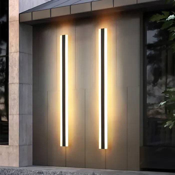 RainGuard Light - Hållbar Väderbeständig Vägglampa - Varm vit / 100 x 9cm 30W