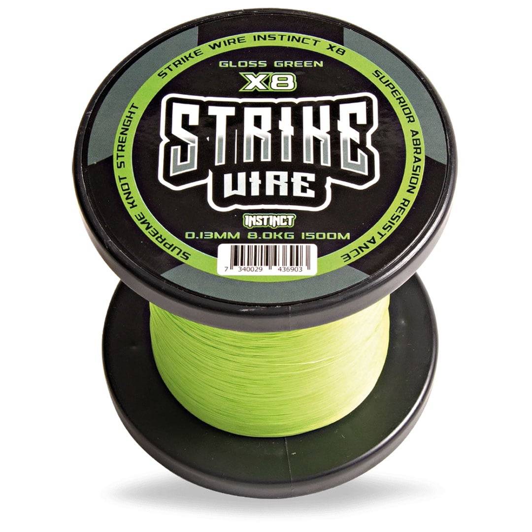 Strike Wire SW Instinct Braid X8 1500m Gloss Green, Strike Wire