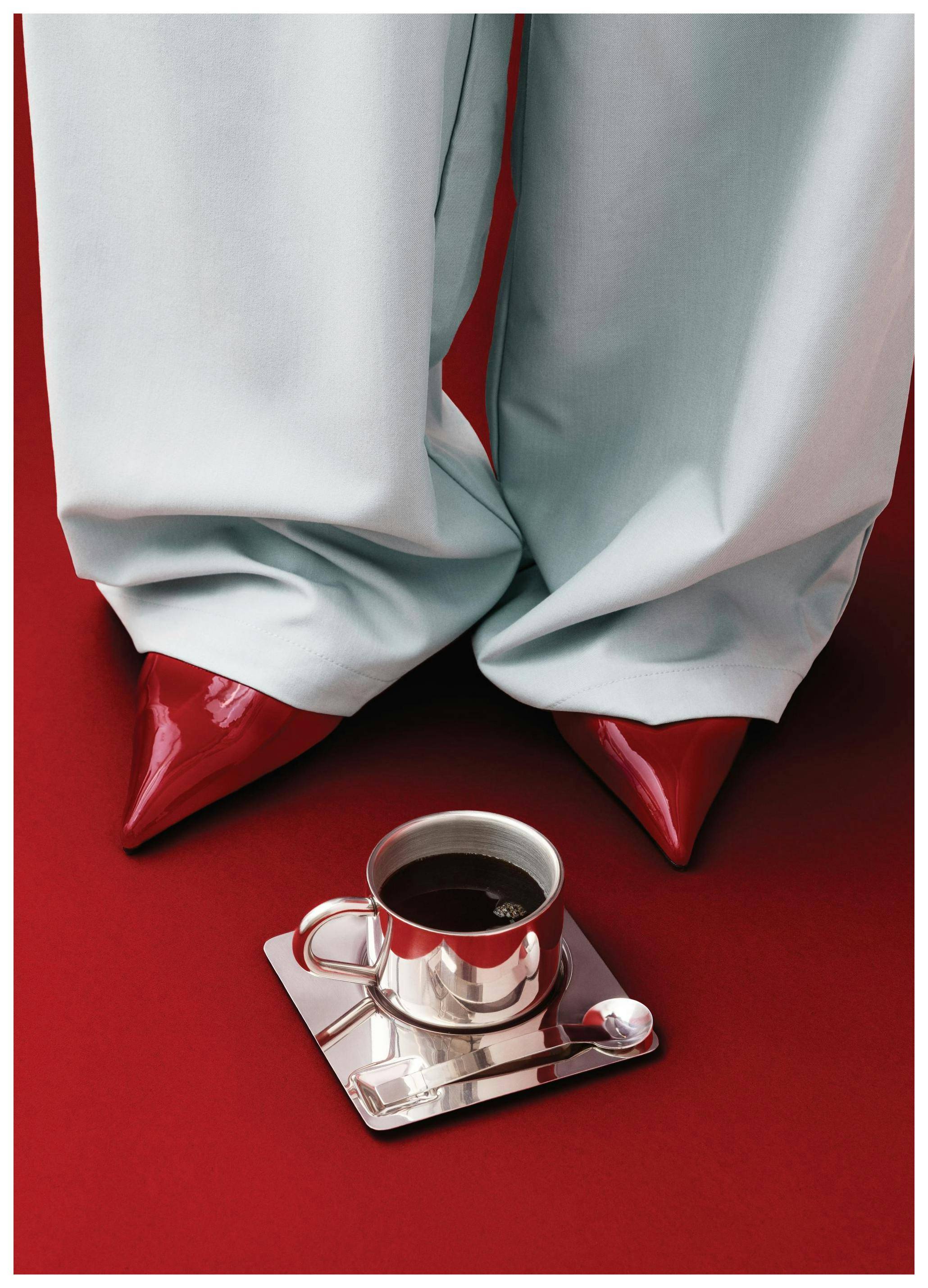Caffeine and Confidence Poster (50x50 cm)