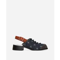 Jessie Teddy Denim Sandals Blue - Blue - 39