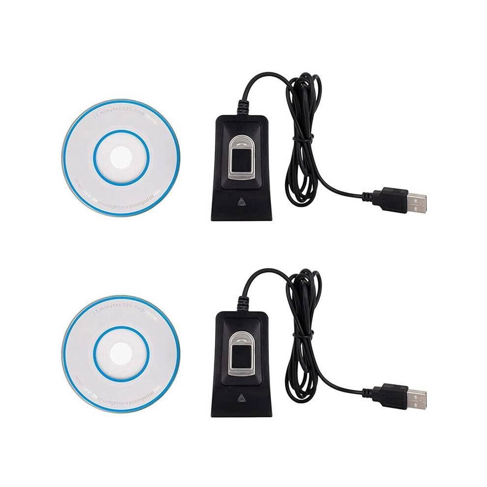 2X USB Fingerprint Reader for Windows 7/8 with Latest Windows Hello Features