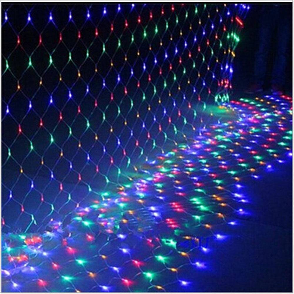 Outdoor String Christmas Decoration Lights - 1.5mx1.5m tail plug / Colorful light / EU