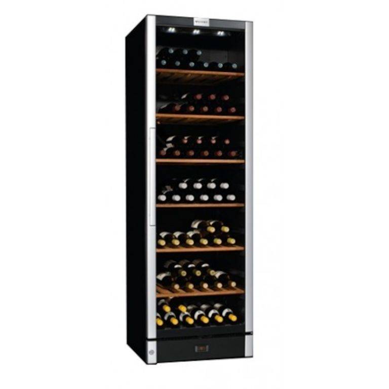 VKC Allure V190 SG 2e Vinkøleskab Sort Kølemiddel: R600a 65 gr