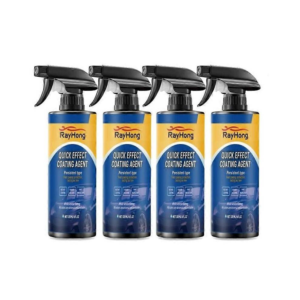 (4PCS) 1-5x Quick Effect Coating Agent,Advanced Ceramic Spray Coating,Multi-Functional Agentl 120ML