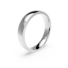 Förlovningsring i platina 4mm, 60