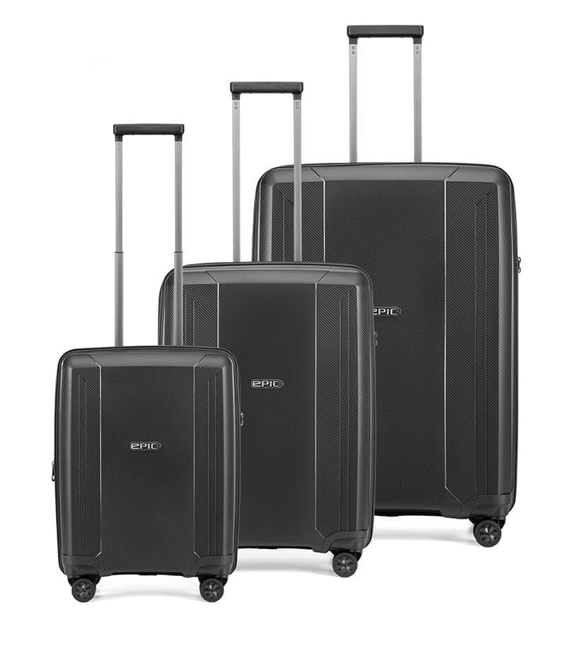Epic Anthem Resväska 3 set - S-M-L Black