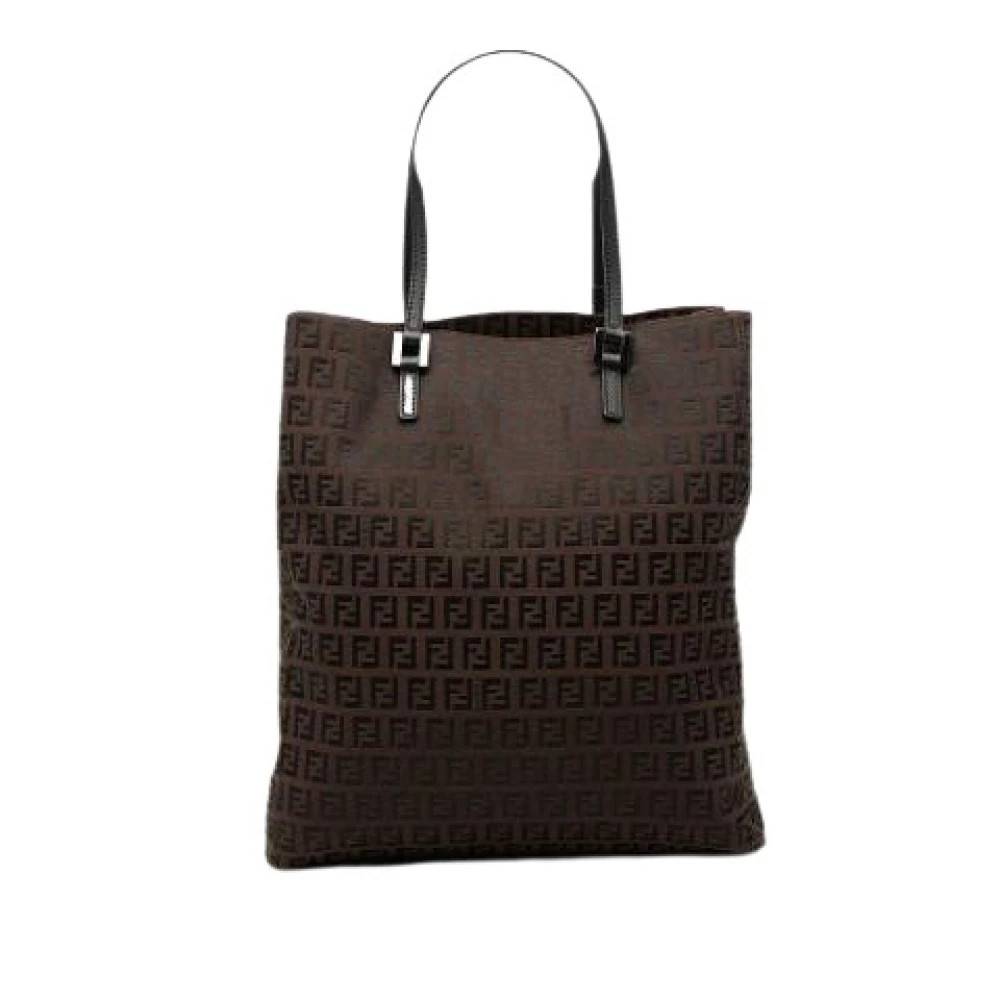 Fendi Vintage - Pre-owned Canvas Tote Vintage - Dam - ONE Size - Läder