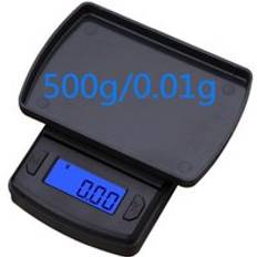 0.1-0.5kg/0.1g med timer bärbar elektronisk digital köksvåg hög precision lcd elektronisk våg dropp kaffevåg - 500g 0.01g