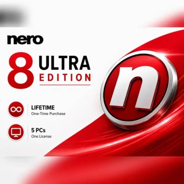 Nero 8 Ultra Edition Key (5 PC) Key - GLOBAL
