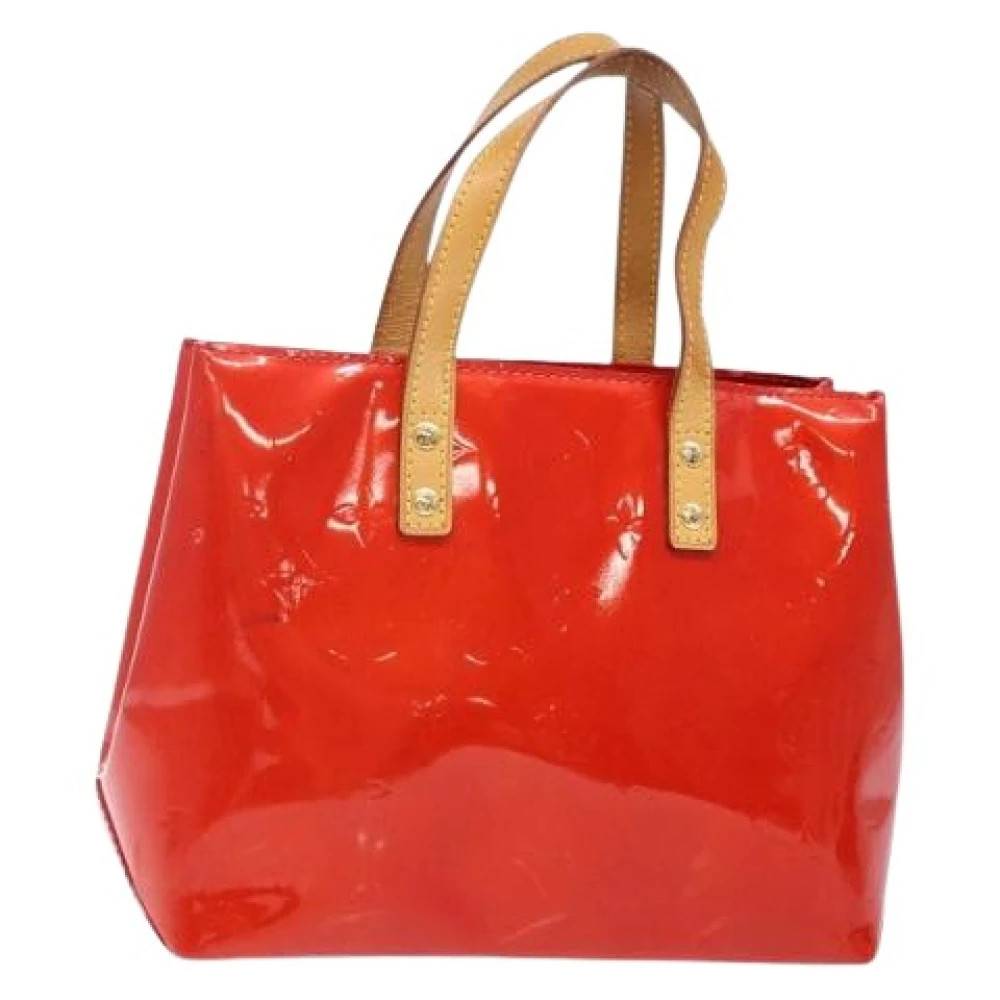 Louis Vuitton Vintage Pre-owned Laeder louis-vuitton-tasker - Vintage - Dame - Rød - ONE SIZE - Tyl