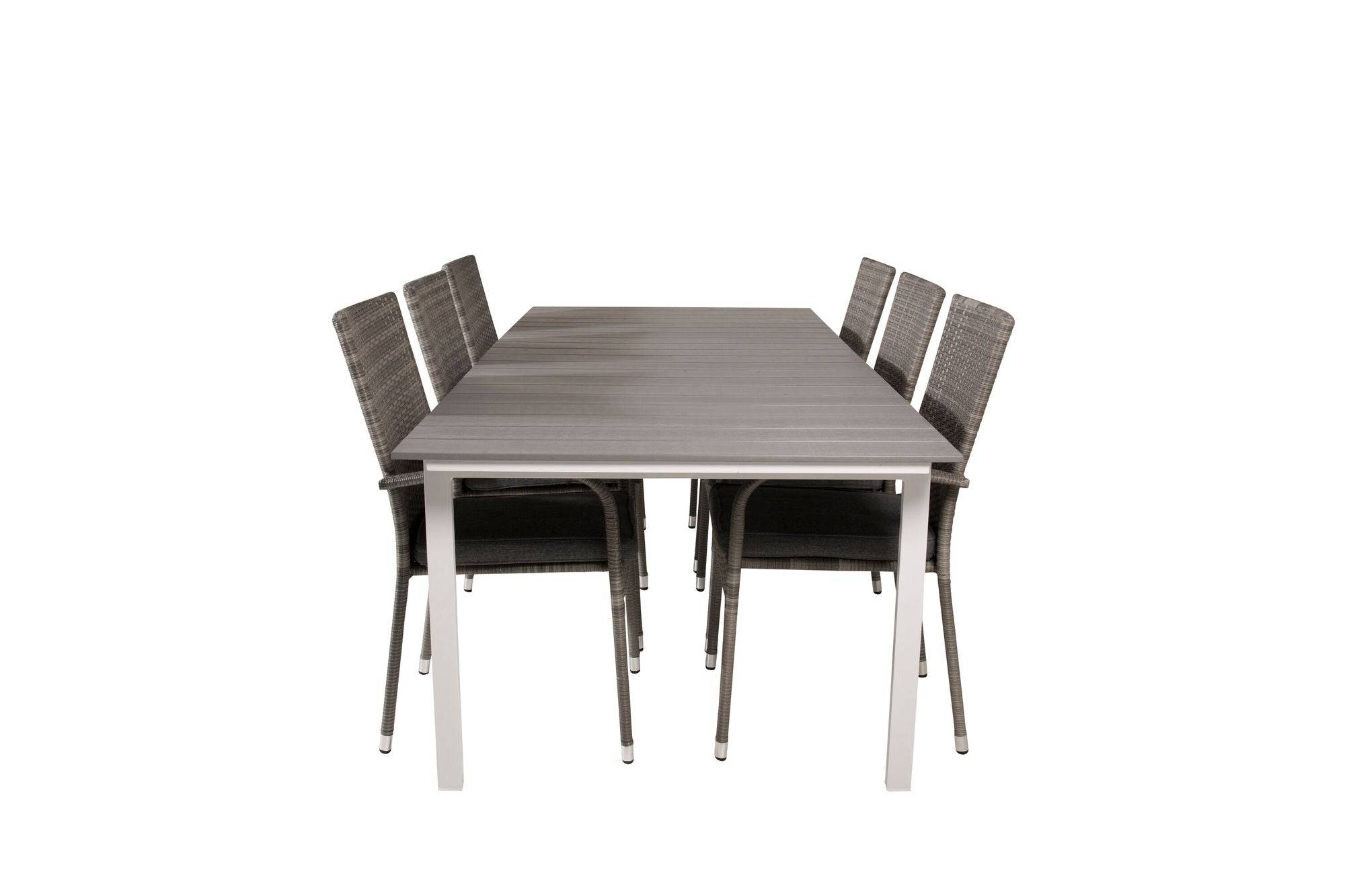 Venture Home Levels bord 229/310 - White/Grey - Anna stol - Grey 6