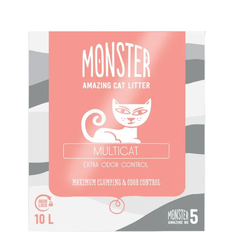 Monster Kattsand Multicat 10L (3-pack)