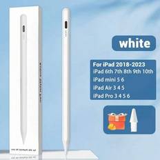 Kompatibel med Apple Pencil 2 1 Palm Rejection Power Display IPad-tillbehör IPad 2022 2021 2020 2019 2018 Pro 11 12.9 Air Mini Stylus Pen - Vit (En-Storlek)