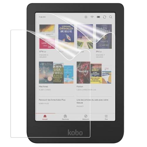 Caweet Skärmskydd för Kobo Clara Colour | BW | 2E (6 tum), Antireflex Premium PET Fulläckande Matt Skyddsfilm, 2-pack