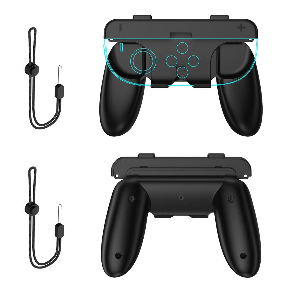 JYS 2 st Nintendo Switch 2 Joy-Con Grip Svart