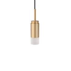 Donya ONYX Cylinder, white fra Anour (Brushed Brass)