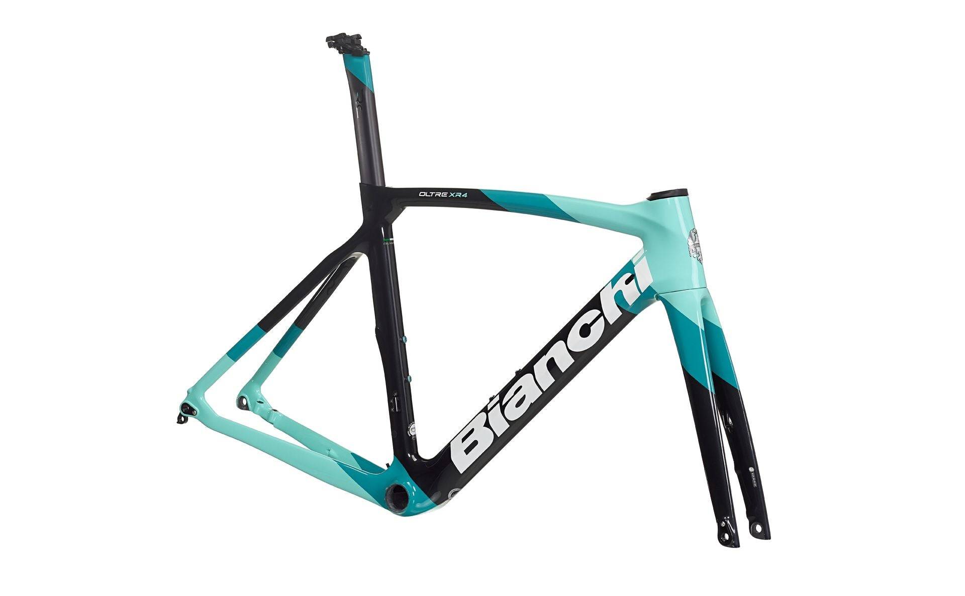 Bianchi Oltre XR4 CV Frameset 2022 - 017 / 55 / XC - Celeste/Black (55)