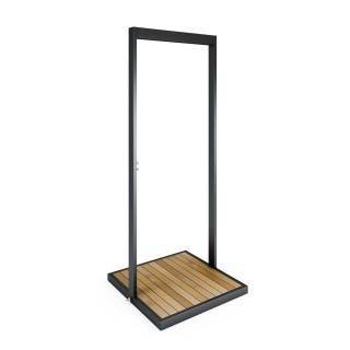Garden Shower - Antracit / Teak