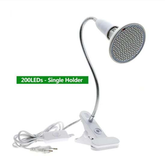 LED Växtlampa med Nasa Teknologi E27 200 LED