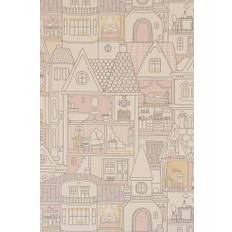 Majvillan Dollhouse Wool White tapet