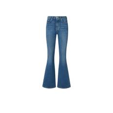 Pinko, Jeans, Dam, W28, Bomull, Flared Jeans med bomull och elastan