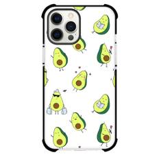 Food Avocado Phone Case For iPhone Samsung Galaxy Pixel OnePlus Vivo Xiaomi Asus Sony Motorola Nokia - Avocado Doodle Pattern On White Background