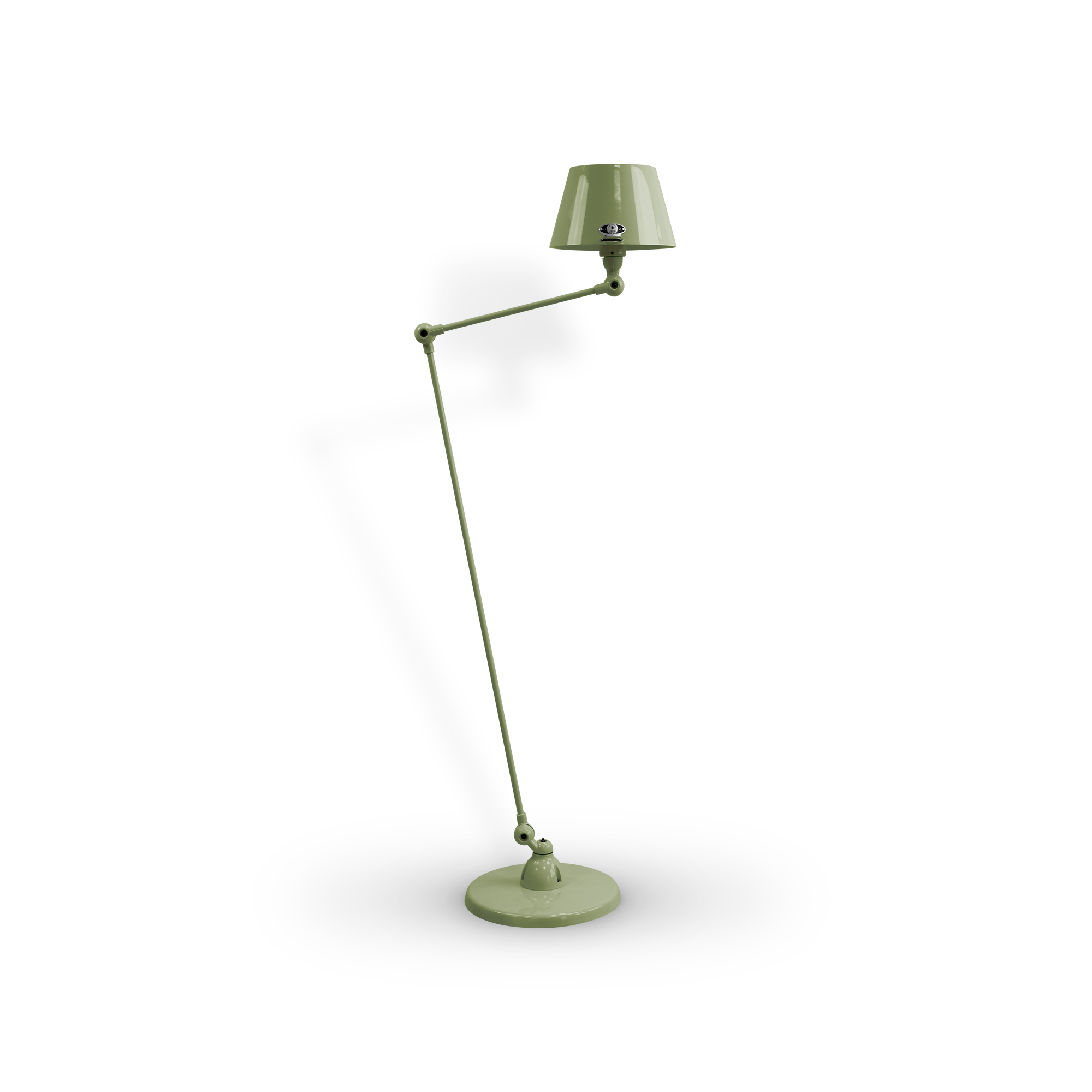 Aicler AID833 gulvlampe fra Jieldé - Olive green / Blank