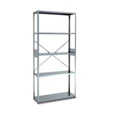 Værkstedsreol Focus, grund, 5 hylder, 1970x940x300, galvaniseret / Out