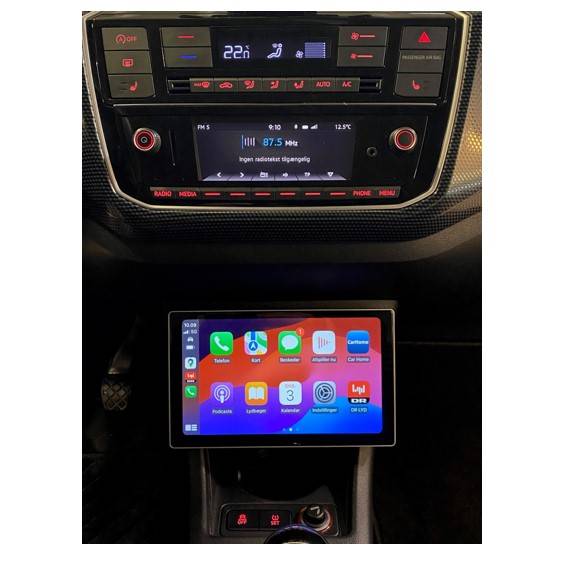 Apple Carplay til Skoda Citigo med Android auto på 9" skærm