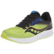 Saucony Ride 14 Running Shoe, Acid/Lime, 1 US Unisex Big Kid