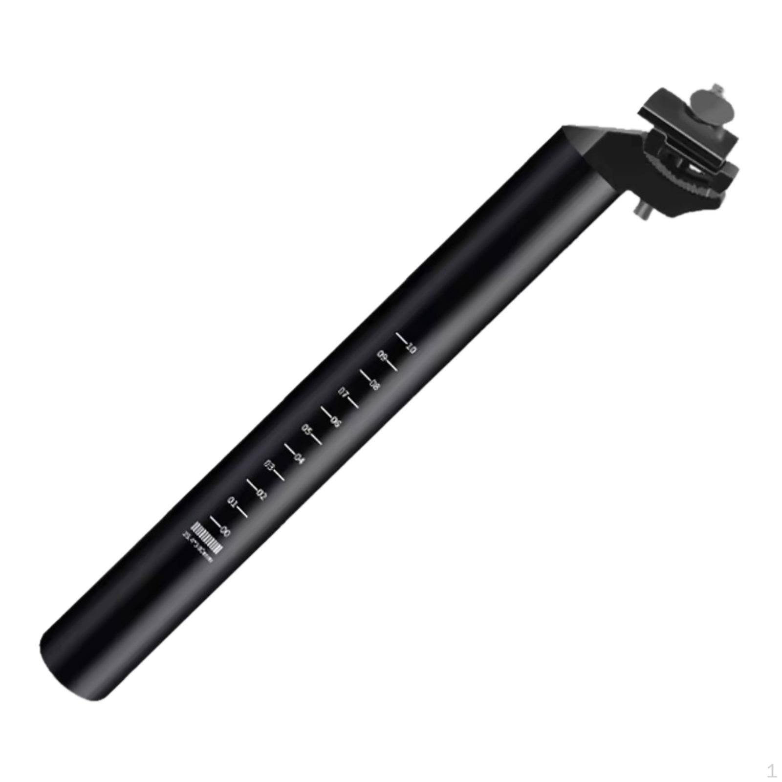 Sadelstolpe, 300 mm Längd, Lättviktig Och Bekväm, för Landsvägscykling. black