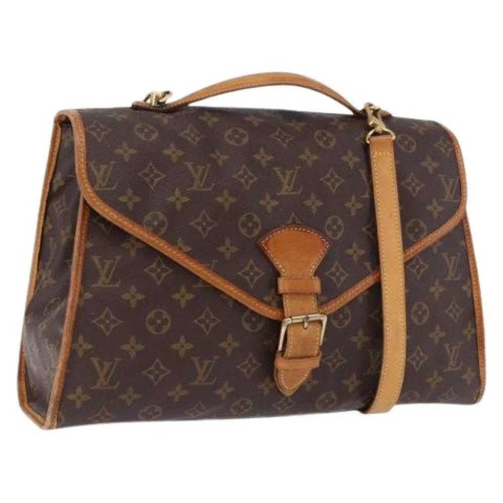 Louis Vuitton Vintage Pre-owned Vintage Læder Håndtaske - Vintage - Dame - Brun - ONE SIZE - Læder