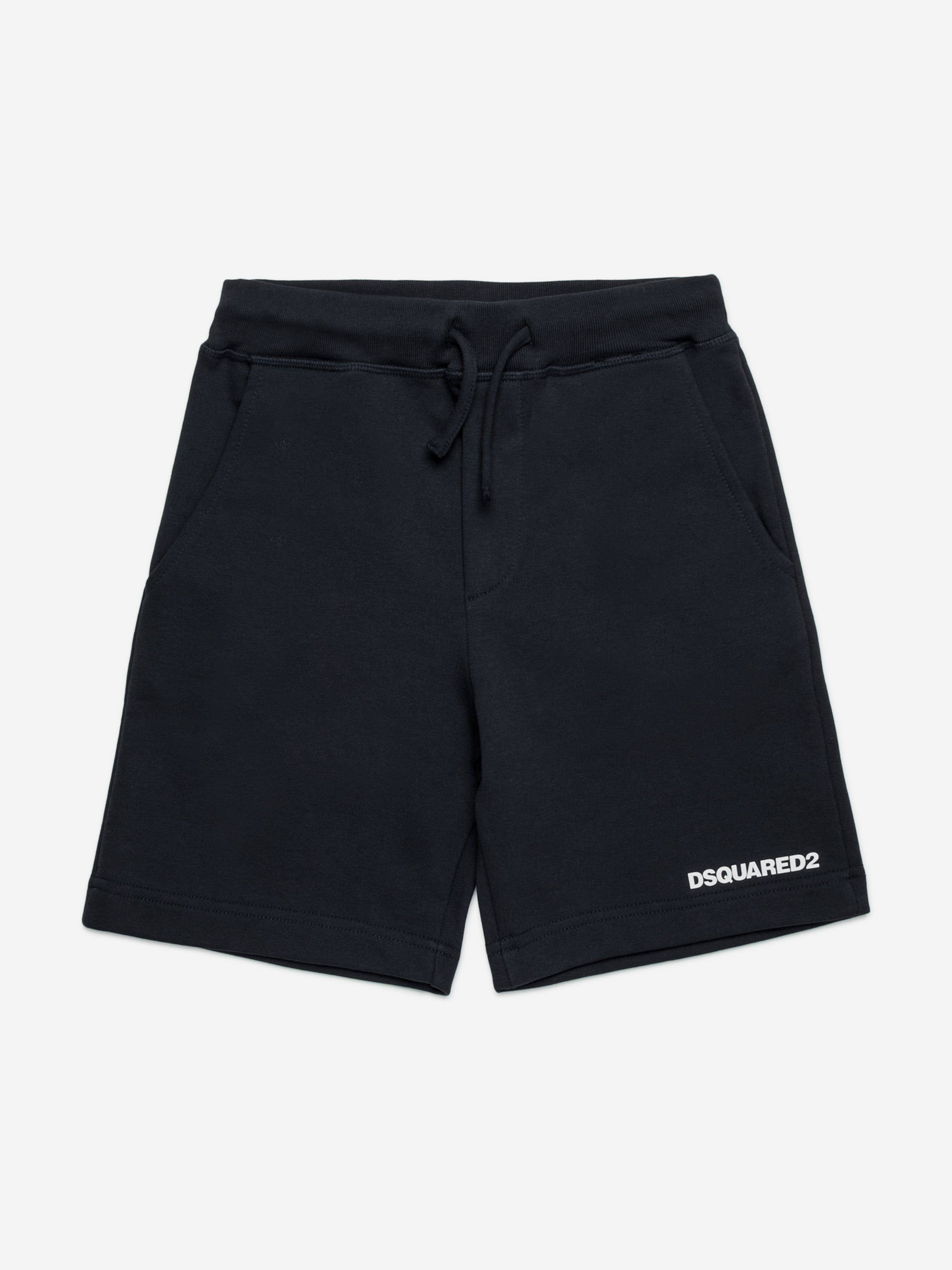 Dsquared2 Kids Logo Shorts in Black - Black / 14 Yrs (14 Yrs)