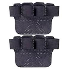 Gym Grip Pads - Four-Finger Gym Handgrepp Pads Workout Gym Gloves | Workout Gloves Prevents Callus Tears | Elastic Fitness Grip Gloves Weight Lifting Grip Pads Träning Grip Pads för Pull-Ups Deadlif